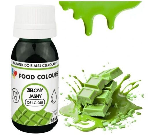 Food coluors - Dažai  šokoladui ( Šviesiai žalia ) 18ml
