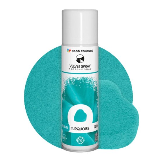 Turkio spalvos purškiamas velvetas - 250 ml.