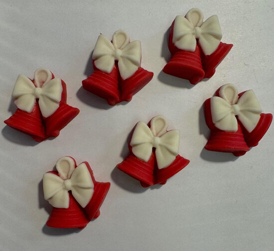 Šokoladinis papuošimas - Kalėdiniai varpeliai