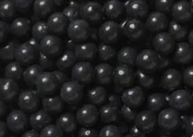 Cukrinių papuošimų  - Juodi perlai 4mm 30 g.