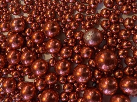 Mix Cukriniai papuošimai ( Metallic  red  ) 30g