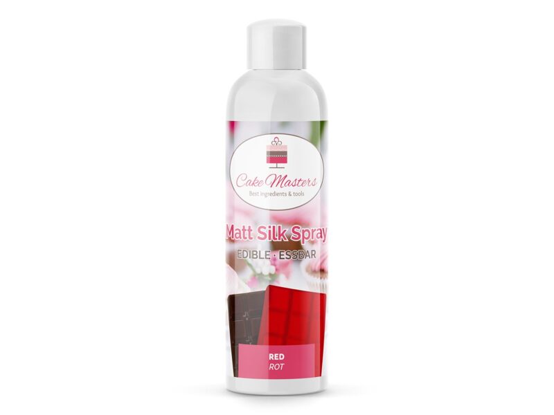 "Cake-Masters" Matt Silk Spray Red ( Raudona ) 100ml 