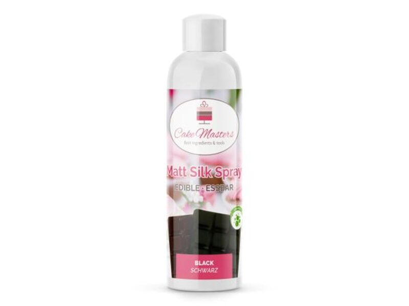 "Cake-Masters" Matt Silk Spray Black ( Juoda ) 100ml 