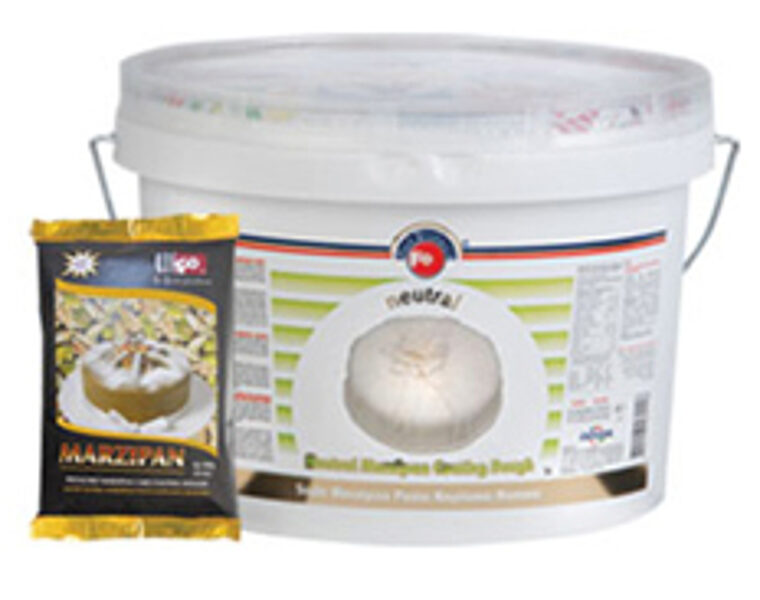 Balta marcipaninio skonio masė 1kg.