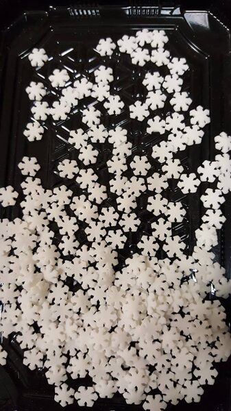 Snaigės baltos 1 cm. - 50g.