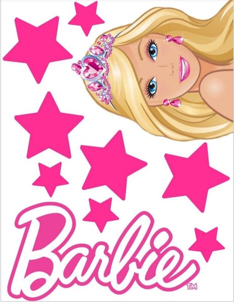 Barbie 1 aplikacija ( A4 formatas )