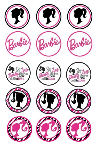 Barbie 3 aplikacija ( A4 formatas )