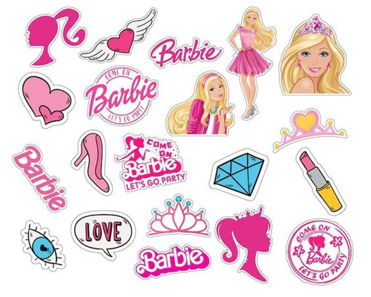 Barbie 4 aplikacija ( A4 formato )