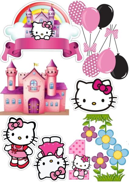 Hello Kitty 1 aplikacija ( A4 formatas )