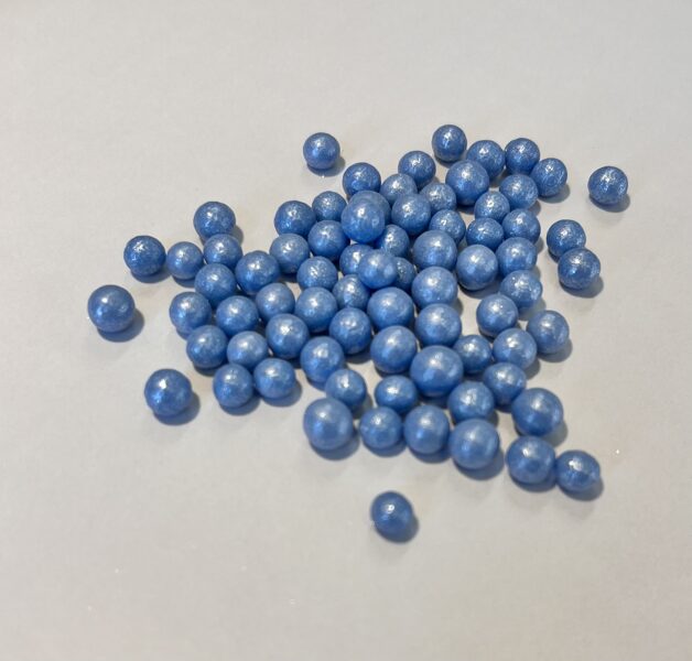 Minkšti perliniai  šviesiai mėlyni pabarstukai 30 g.