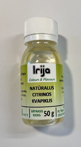 Natūralus  citrinos  kvapioji medžiaga 60g.