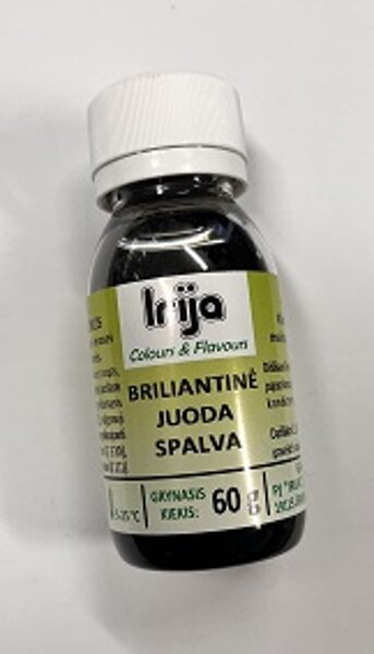 Brililiantinės juodos  spalvos maisto dažiklis šokoladui 60 g.