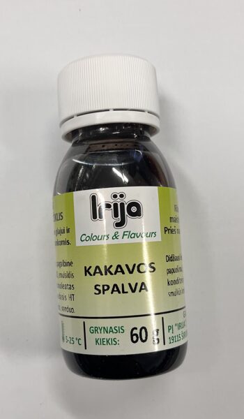 Kakavos  spalvos maisto dažiklis šokoladui 60 g.