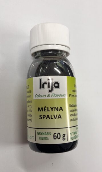 Mėlynos spalvos maisto dažiklis šokoladui 60 g.