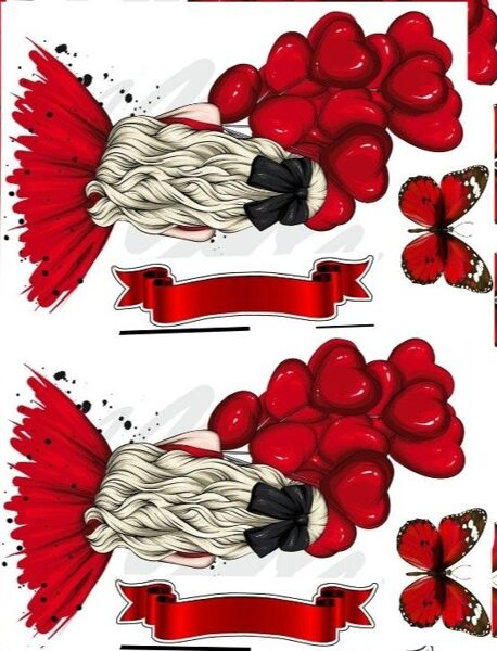 Mergina 2 aplikacija ( A4 formatas )