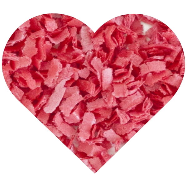 Vafliniai pabarstukai - raudoni 100 g.