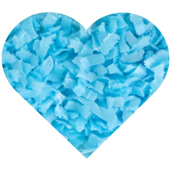 Vafliniai pabarstukai - Šviesiai mėlyna spalva 100 g.