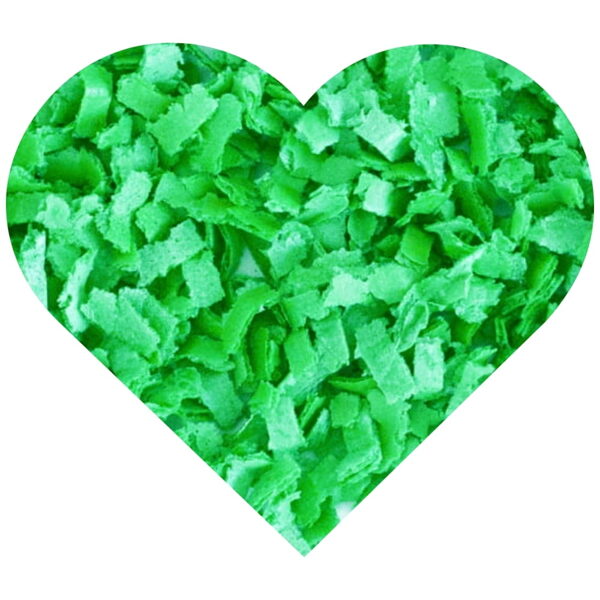 Vafliniai pabarstukai - Šviesiai žalia spalva 100 g.