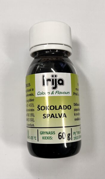 Šokolado spalvos maisto dažiklis 60 g.