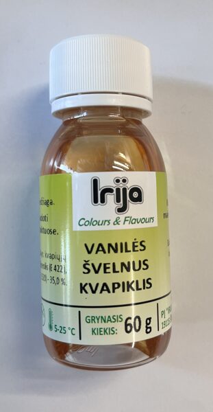 Vanilės švelni kvapioji medžiaga 60g.