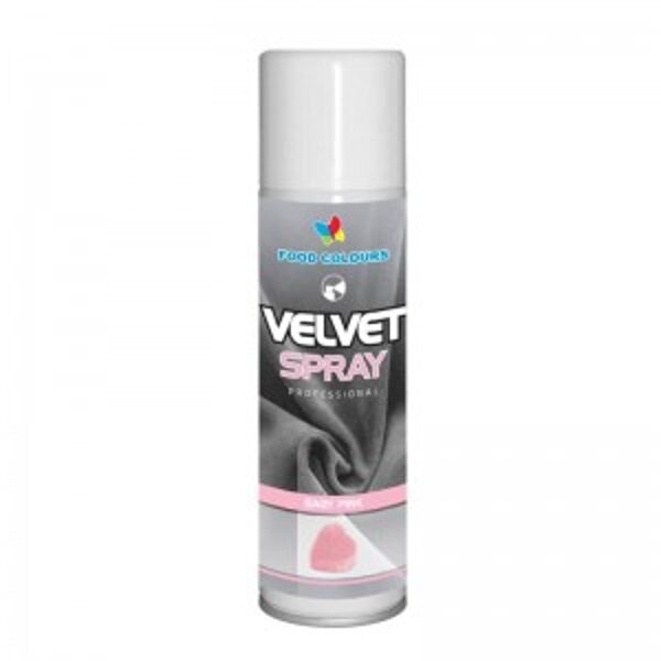 Šviesiai rožinis purškiamas velvetas - 250 ml.