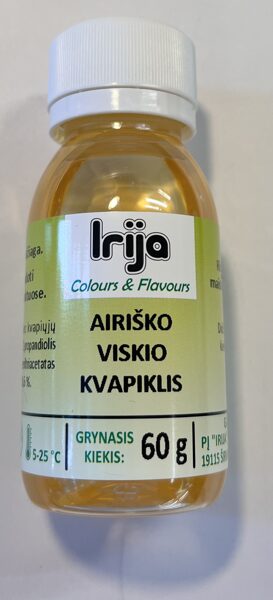 Airiško viskio B kvapioji medžiaga 60g.