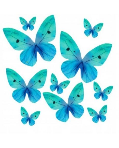 Vafliniai drugeliai - Mėlyni 87vnt.