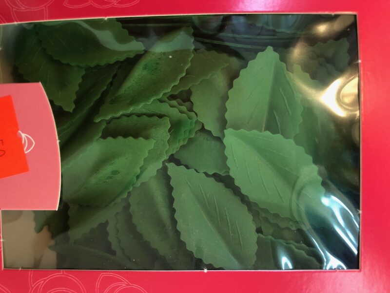 Vafliniai lapeliai - Žali 100vnt.