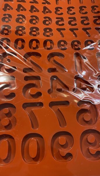 Silikoninis kilimėlis ''Skaičiai''