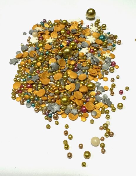 Cukriniai papuiošimai - Spalvoti mix 30g.