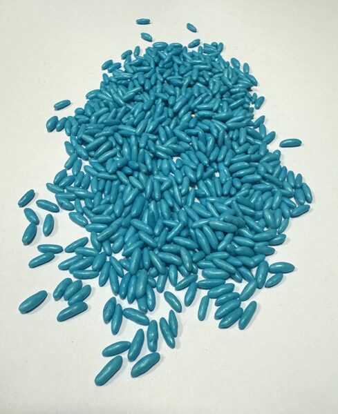 Cukriniai papuošimai - Mėlynos mini lazdelės 30g.