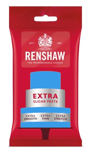 Cukrinė masė – mėlyna ( Blue ), 250 g, Renshaw extra