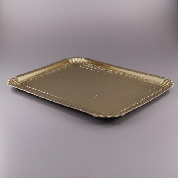 Vienkartiniai padėklai, aukso sp. 4S, 29x20 cm., 1 vnt.