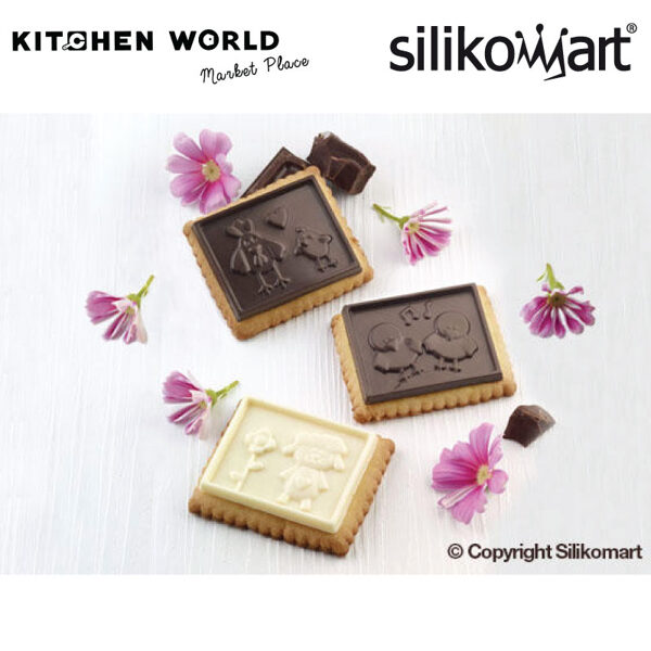 Silikoninė forma - Silicomart Cookie Choc