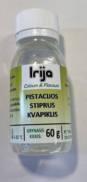 Pistacijos stiprus  kvapioji medžiaga 60g.