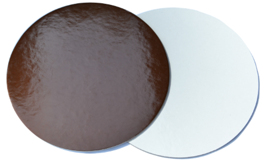 Padėklai Ø30 cm, ruda/balta spalvų