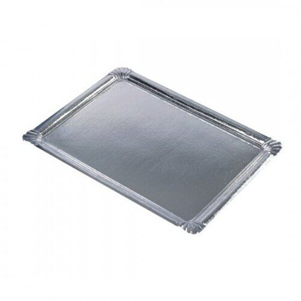 Vienkartiniai padėklai CATERING, sidabro sp. 10S, 54x38 cm, 1 vnt.