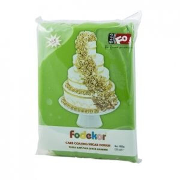 Šviesiai žalia cukrinė masė 1 kg. 