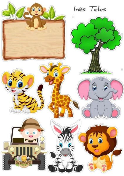 Žvėreliai aplikacija ( A4 formatas )